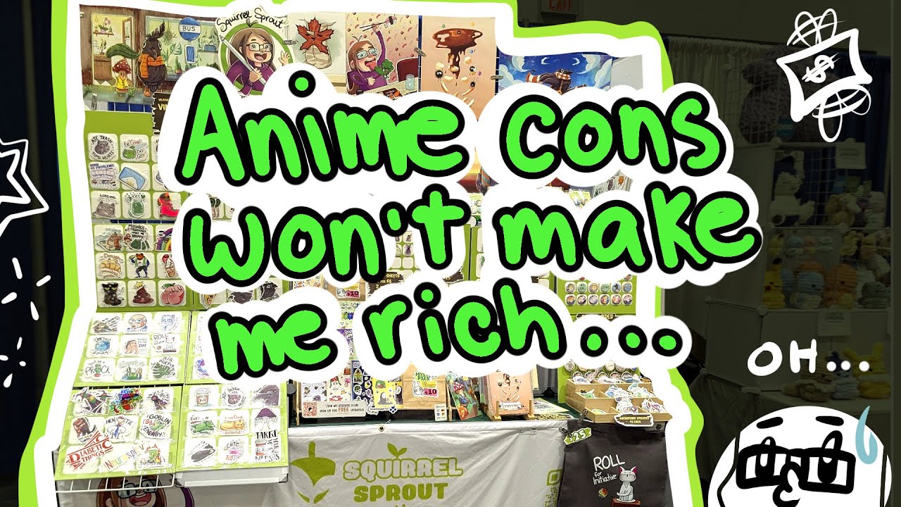 Selling at Anime Artist Alley with Little Anime Products... || AniRevo 2025 Vlog #artistalley