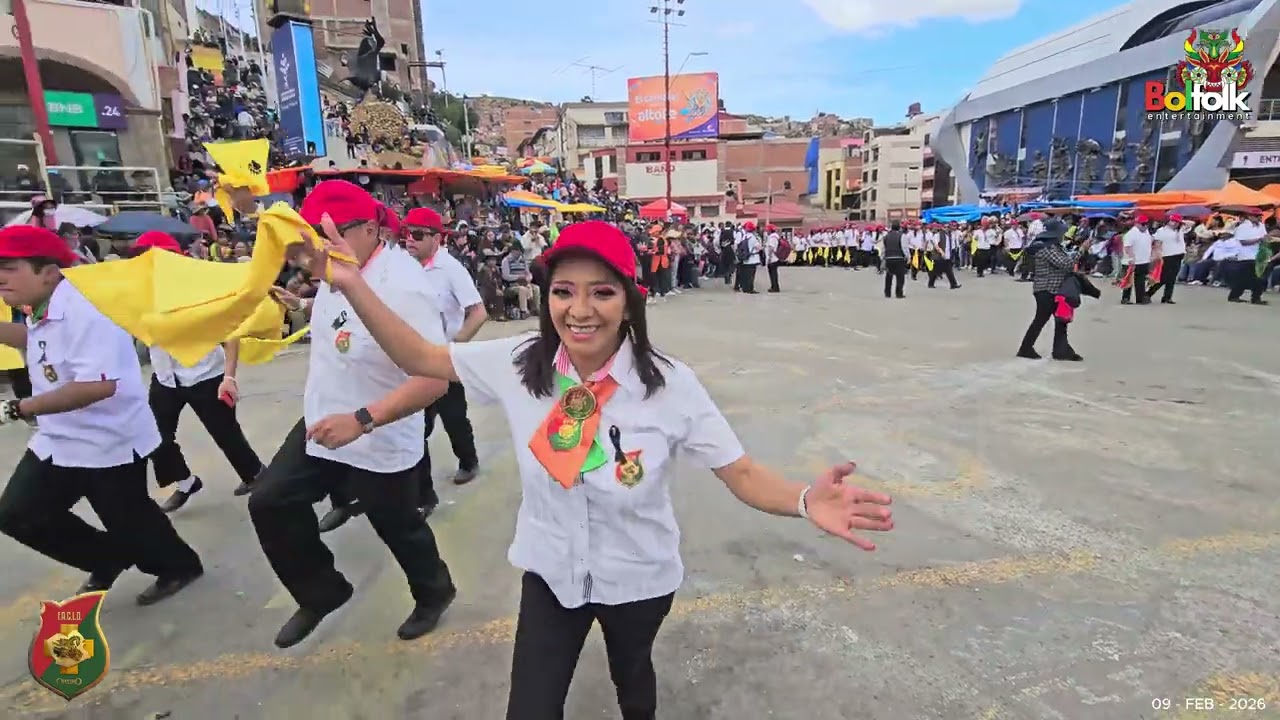 La Diablada Frater, presentes en el último convite del Carnaval de Oruro 2026🕯️🔥