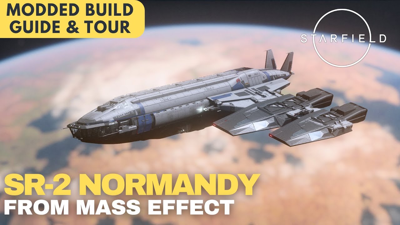 Build the SR-2 Normandy in Starfield | Starfield Ship Build Guide | Modded Ship Build