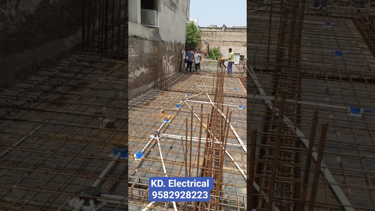 second floor pipe conduit. lenter mein conduit pipe aise Karen 