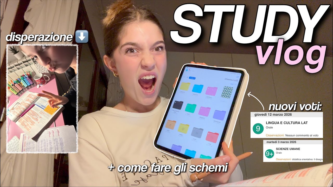 4 GIORNI DI STUDIO: tutorial mappe, tante interrogazioni, voti & un pò di svago!! 📚⭐️💗 || SZ