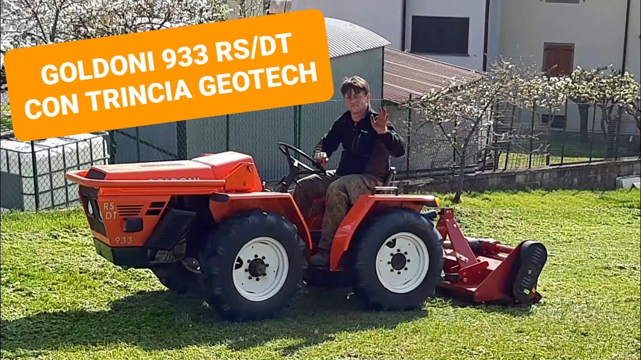 GOLDONI 933 RS/DT con trincia GEOTECH 125