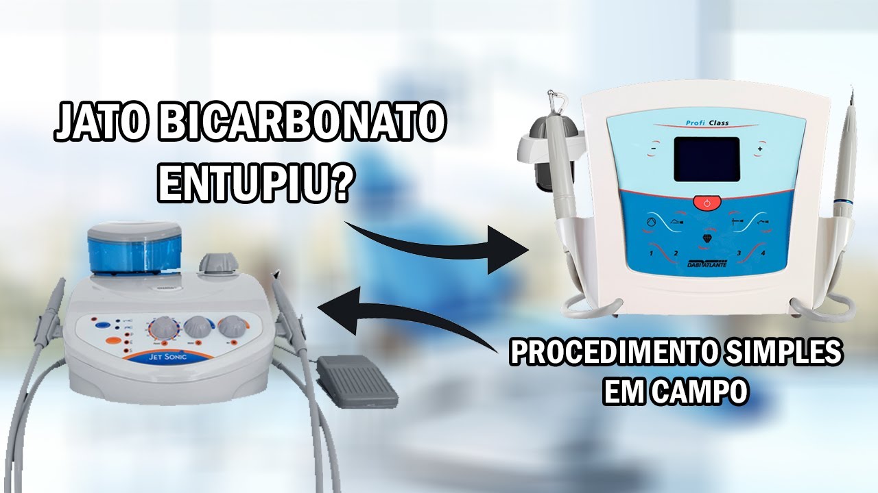 DENTISTA Veja Como Desentupir o Jato de Bicarbonato! Parou de sair BICARBONATO e agora???