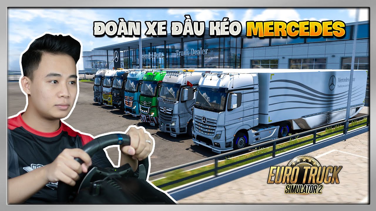 Vận Chuyển Phụ Tùng Hãng Xe Mercedes-Benz Trên Cung Đường Thành Phố Quanh Co | ETS2