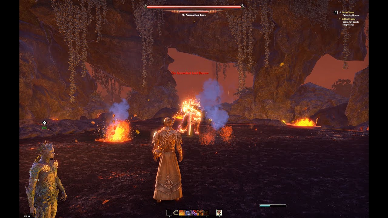 Elder Scrolls Online High Isle Firesong DLC Ivy Throne Main Quest Ascendant Lord Boss Fight 4K