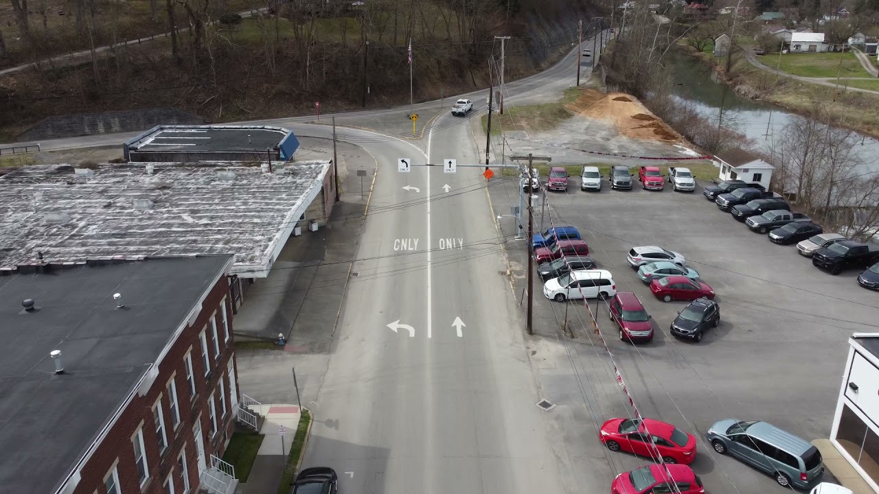 Weston, WV Main Street Flyover