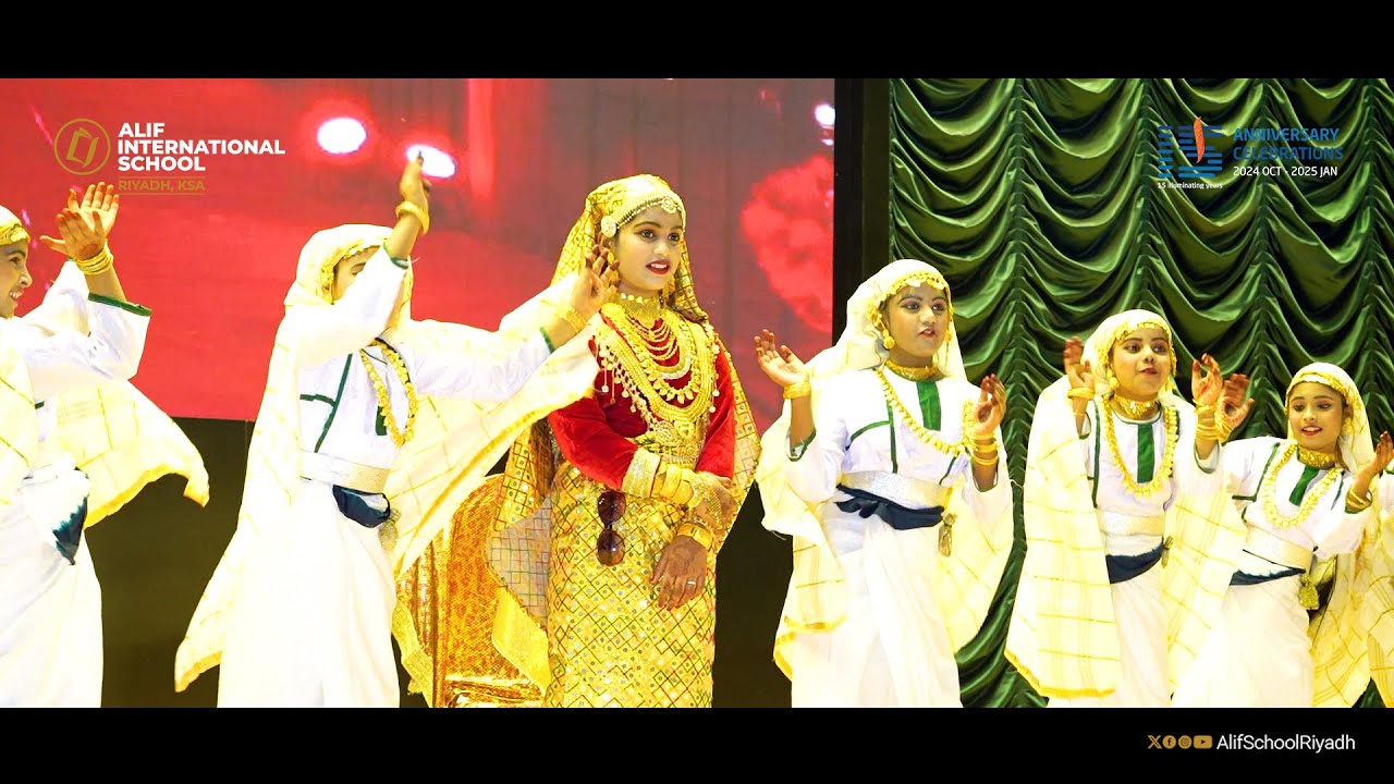 FUSION OPPANA | CRYSTALIA 2025 | ALIF INTERNATIONAL SCHOOL-RIYADH