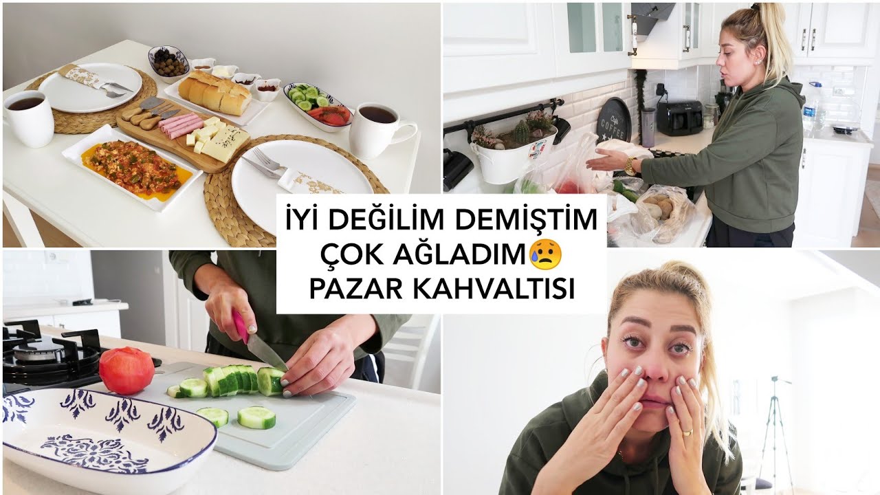 PAZAR KAHVALTISI MENÜM | ÇOK AĞLADIM😥KAYINVALİDEMİ KAÇIRDIM | BİTMEYEN EV ALIŞVERİŞİ