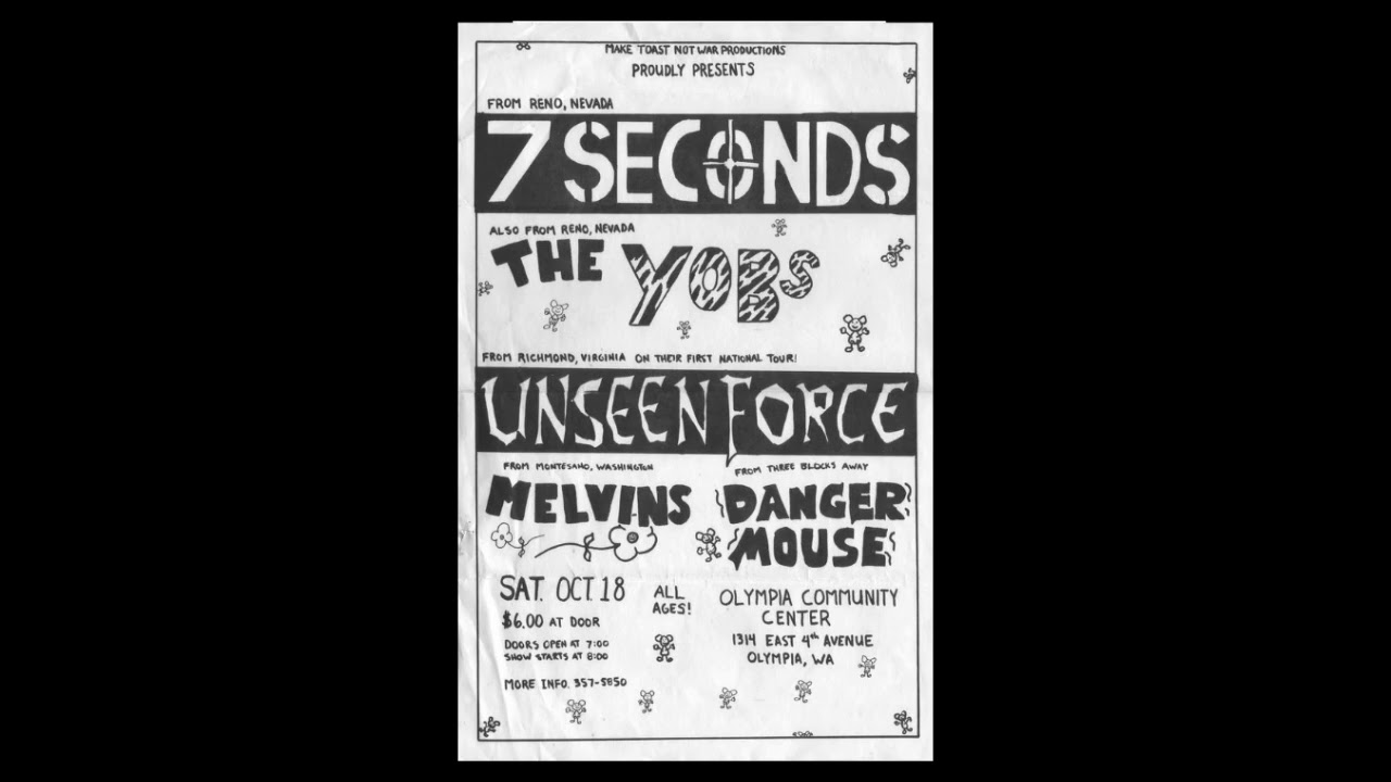 The Melvins (live concert) - October 18th, 1986, Olympia Community Center, Olympia, WA (audio only)