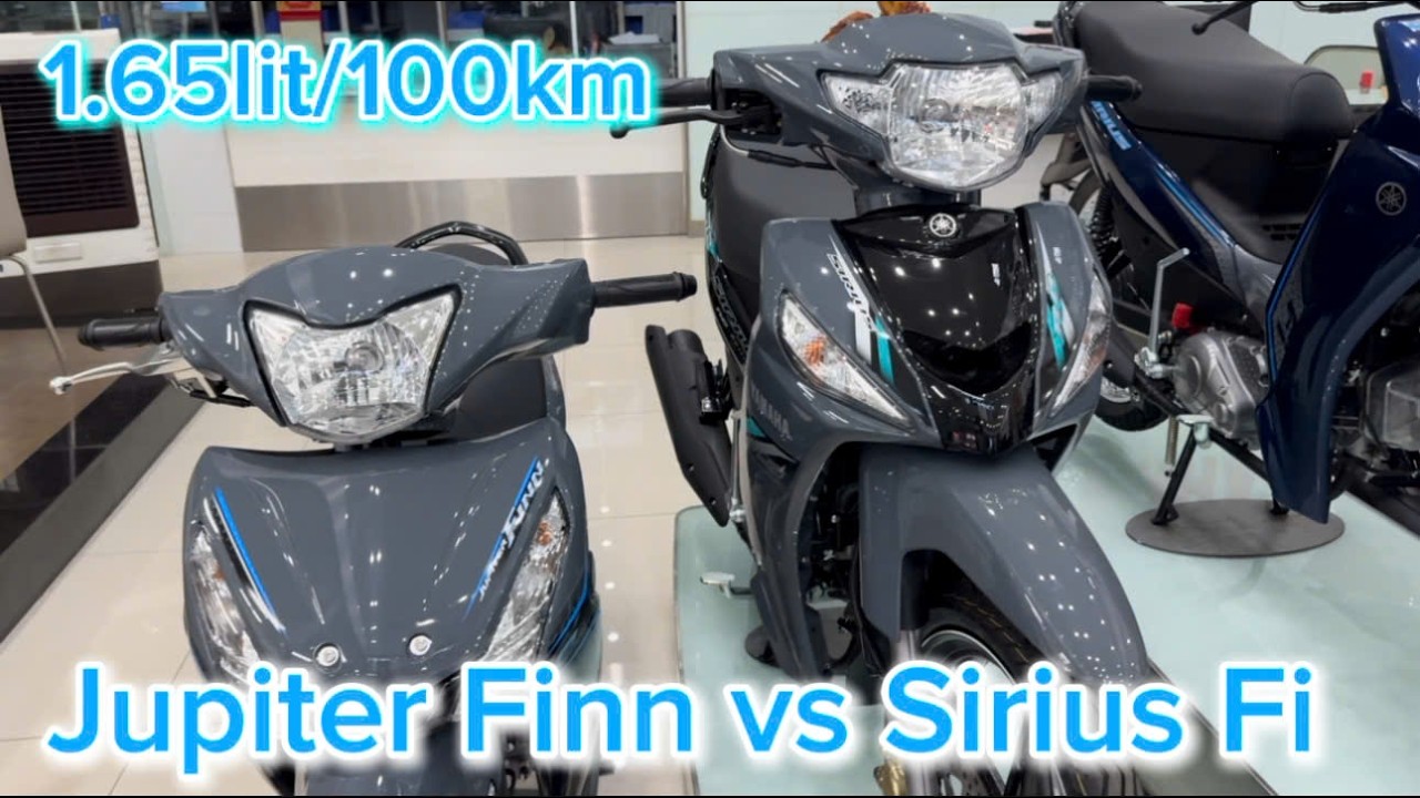 Yamaha Jupiter Finn Xám & Sirius Fi Xám Bóng 2026| Bình Exciter