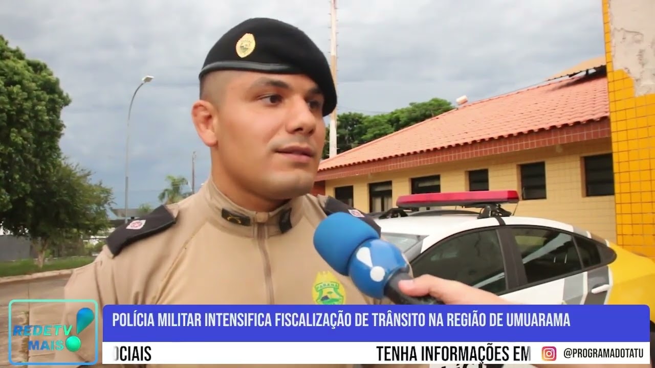 Polícia Militar intensifica fiscalização de trânsito na região de Umuarama