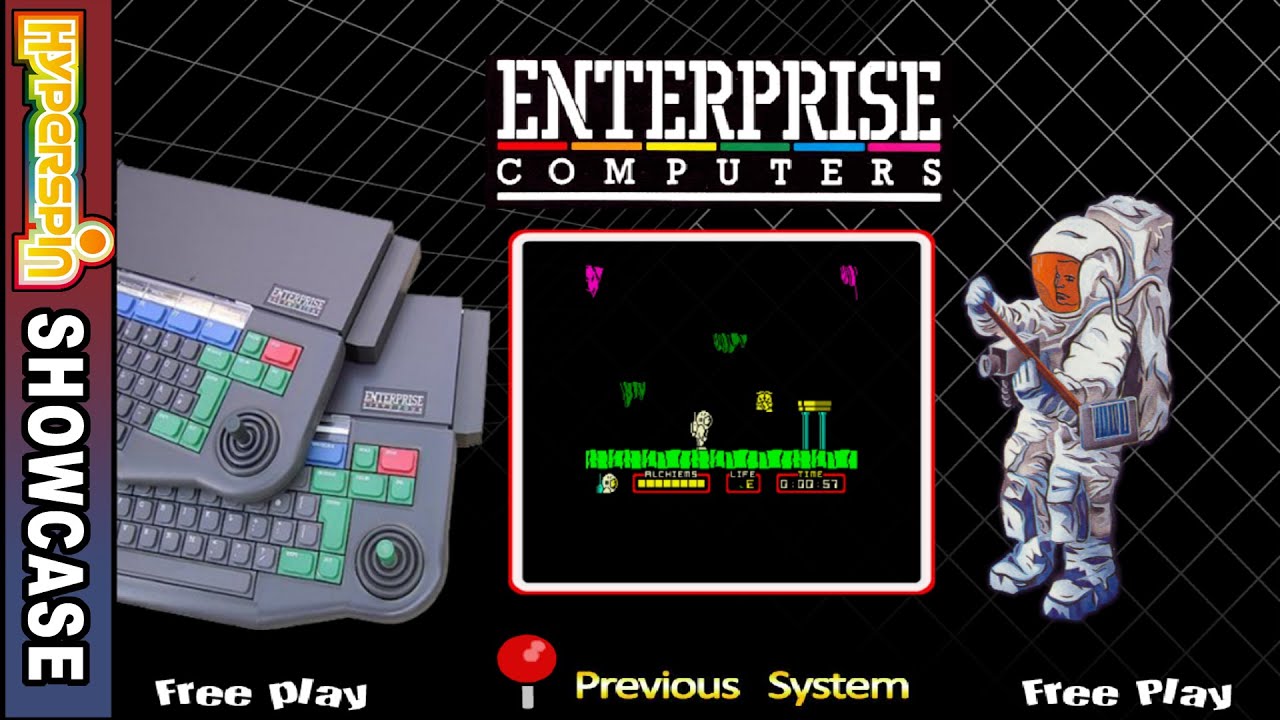 HyperSpin Showcase: Enterprise 64/128 (Commercially Released Games)