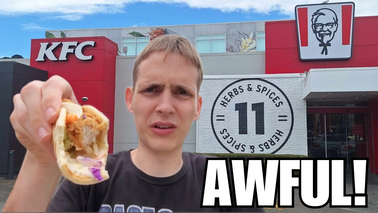 Trying KFC in New Zealand!!! (Disappointment)