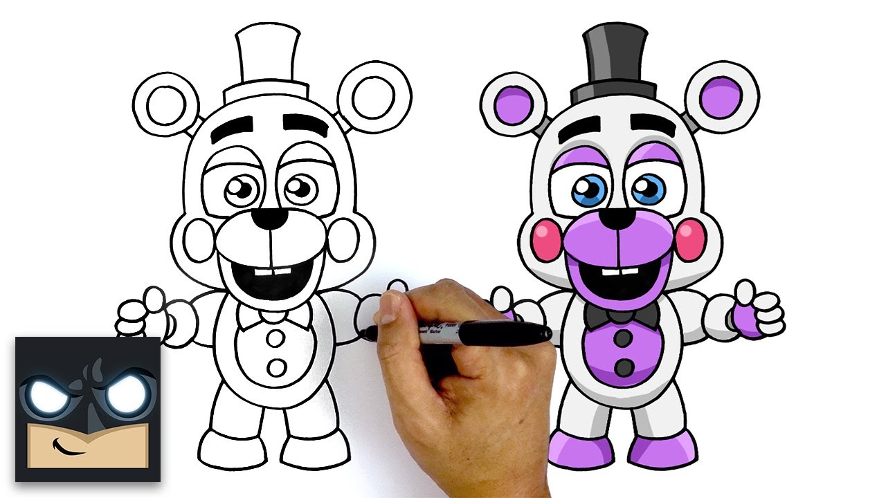 How To Draw Helpy | Five Nights At Freddy's
