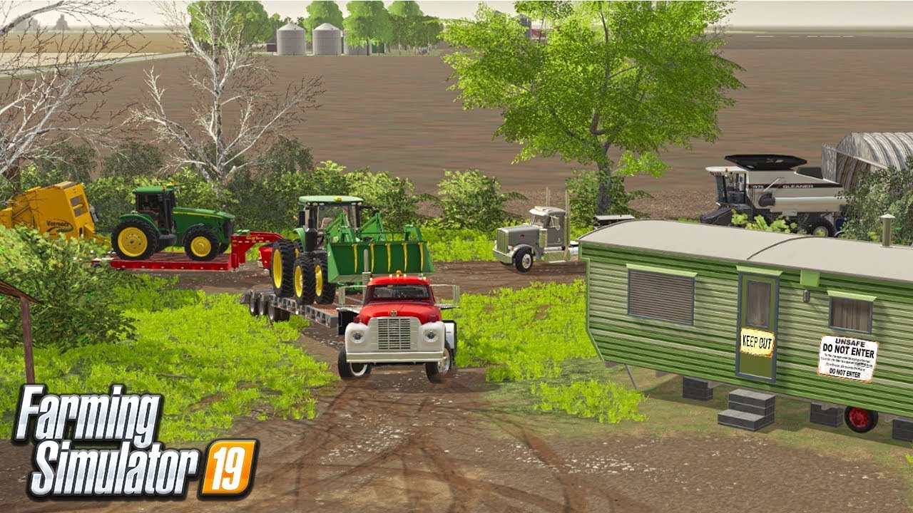 WHAT DID WE GET INTO? WE LEFT IOWA FOR A RUN DOWN FARM IN NEBRASKA! (ROLEPLAY) FS19