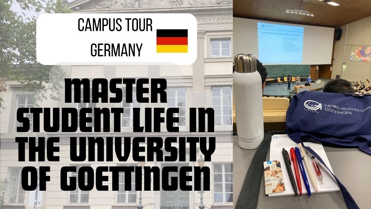 Campus Tour - University of Göttingen Germany/ Campus එකේ වටයක් යමු , කොහොමද මන් Visa apply  කලේ