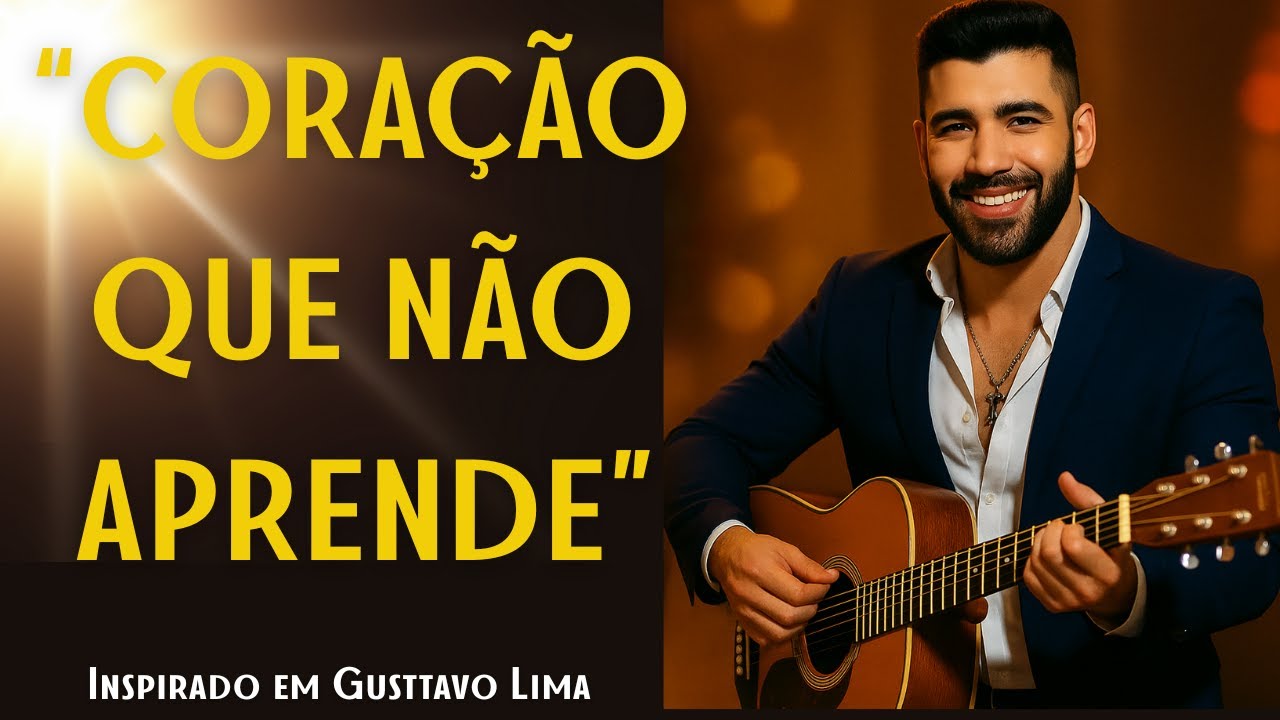 CORAÇÃO QUE NÃO APRENDE –Sofrência 2025 | Sertanejo Romântico de Verdade/ Inspirado em Gusttavo Lima