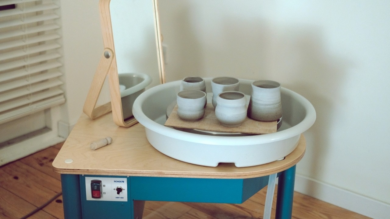 Unboxing My Rohde Pottery Wheel & Trying Free Forms ( Studio Vlog )