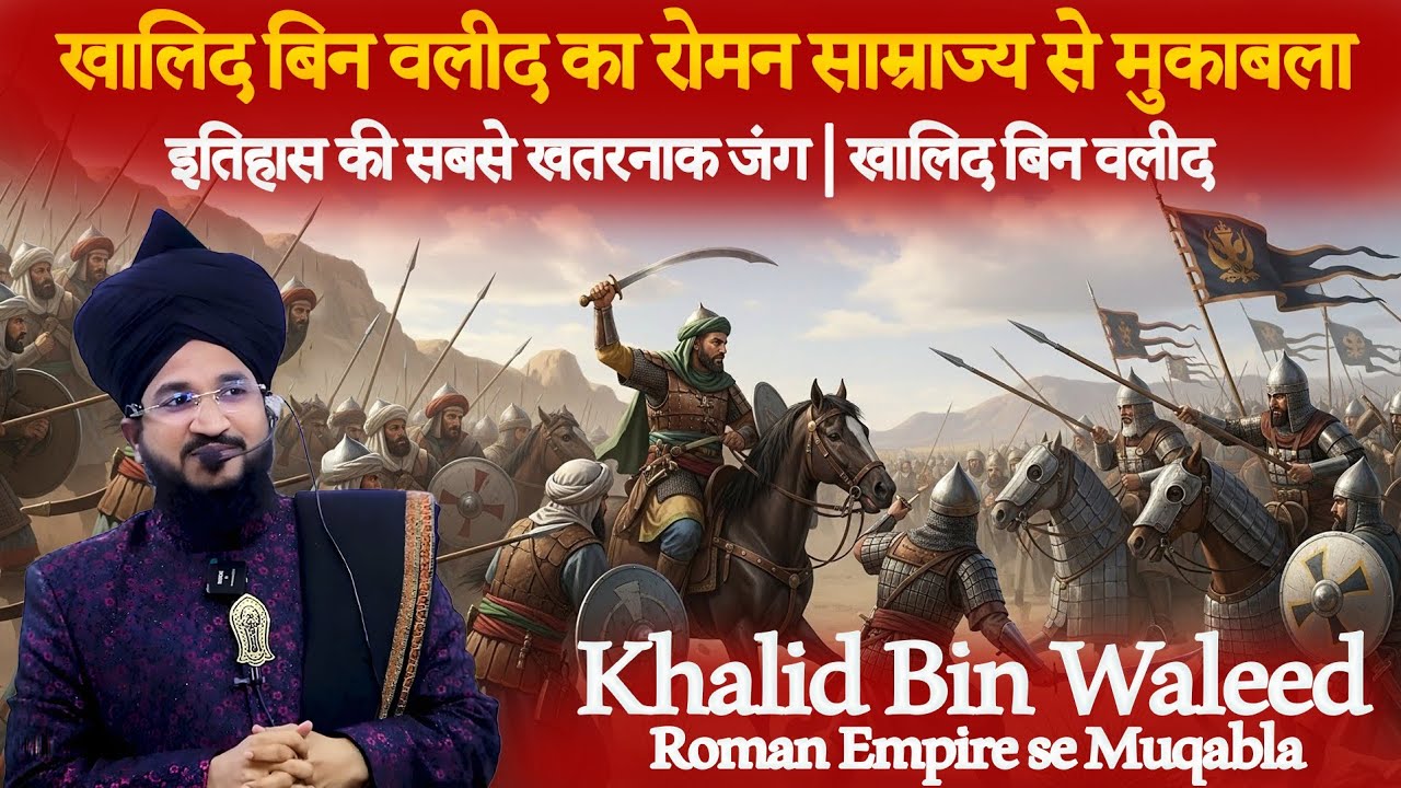 Mufti Salman Azhari Viral Bayan| Khalid Bin Waleed Ka Waqia | Roman Empire & khalid bin waleed 