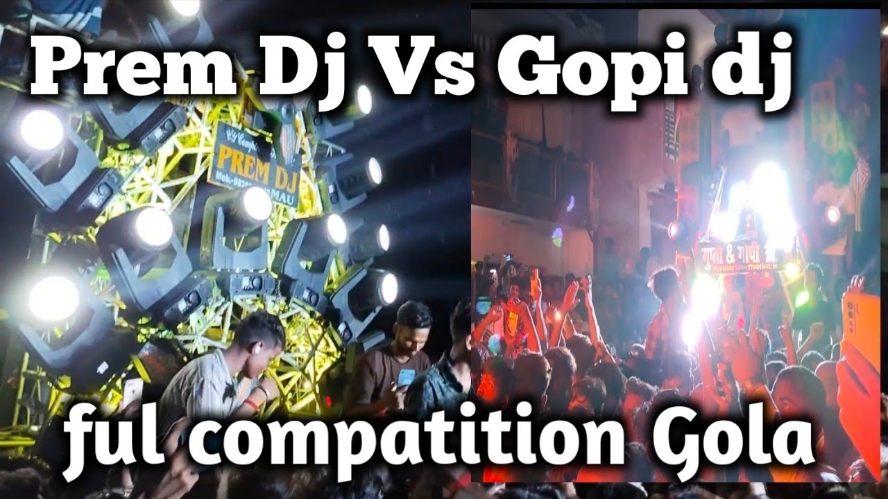 prem dj mau vs gupta dj gola bajar full competition ganpati visarjan gola 2024