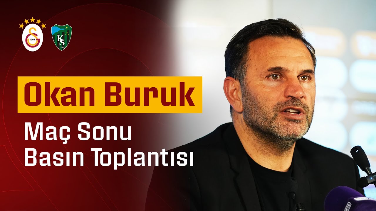 🔴 Teknik direkt&ouml;r&uuml;m&uuml;z Okan Buruk&rsquo;un, ma&ccedil; sonu basın toplantısı #GSvKS
