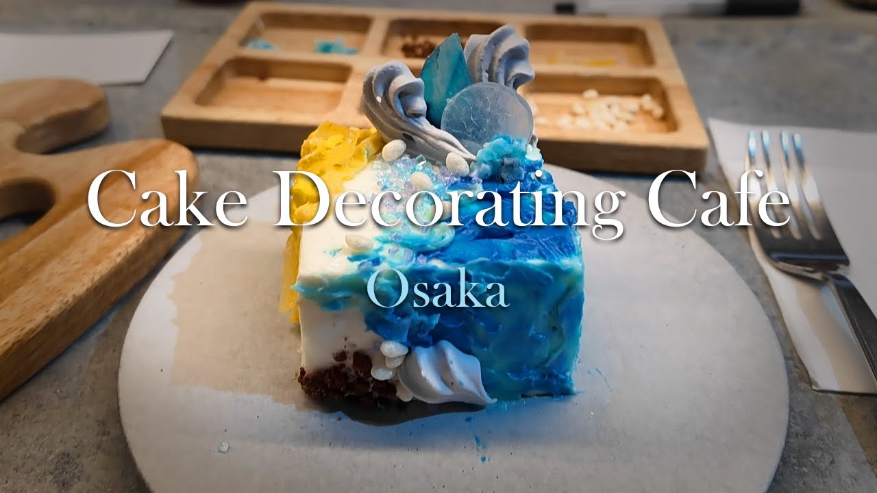 MUST TRY! Cake Decorating at Osaka 🍰 ⋆｡˚ || Kuromon Markets + Unimocc Cafe ☕