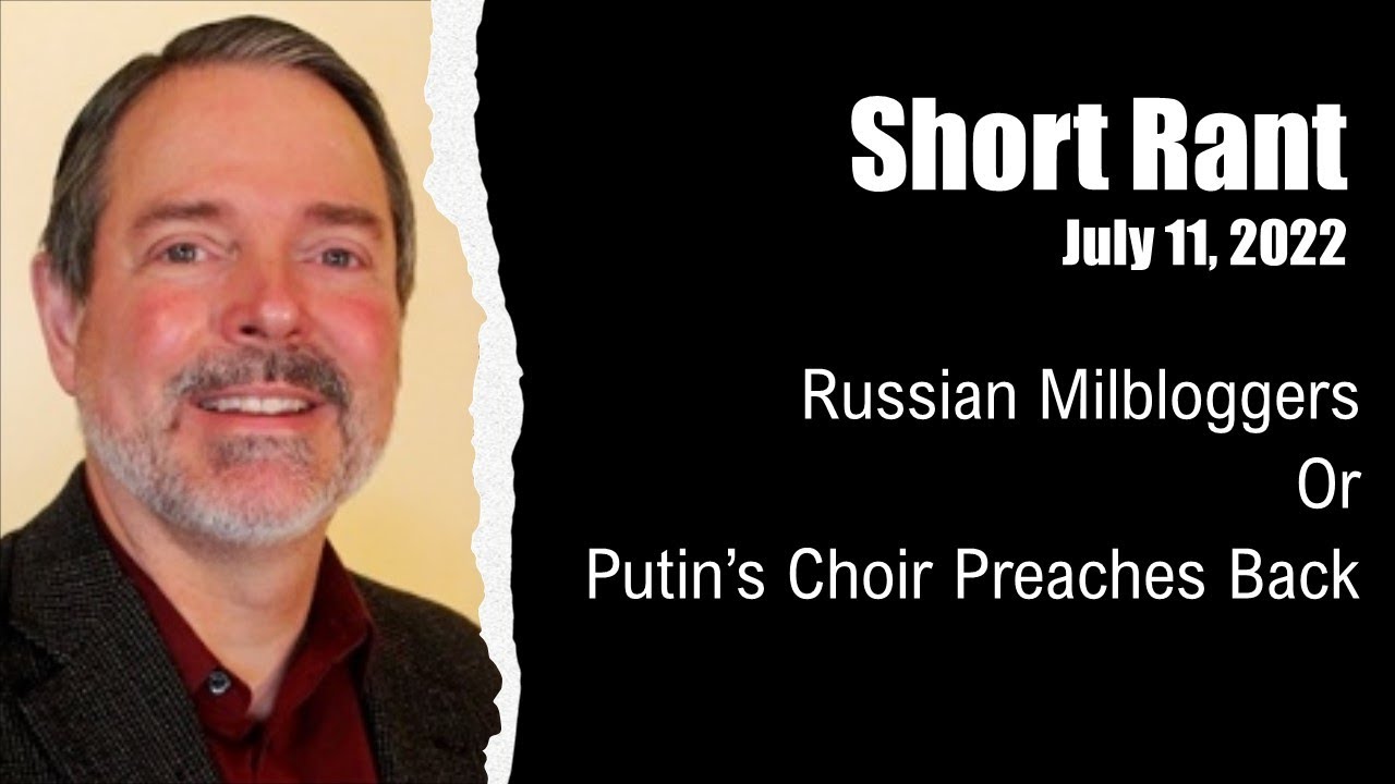 Russian Milbloggers or Putin's Choir Preaches Back