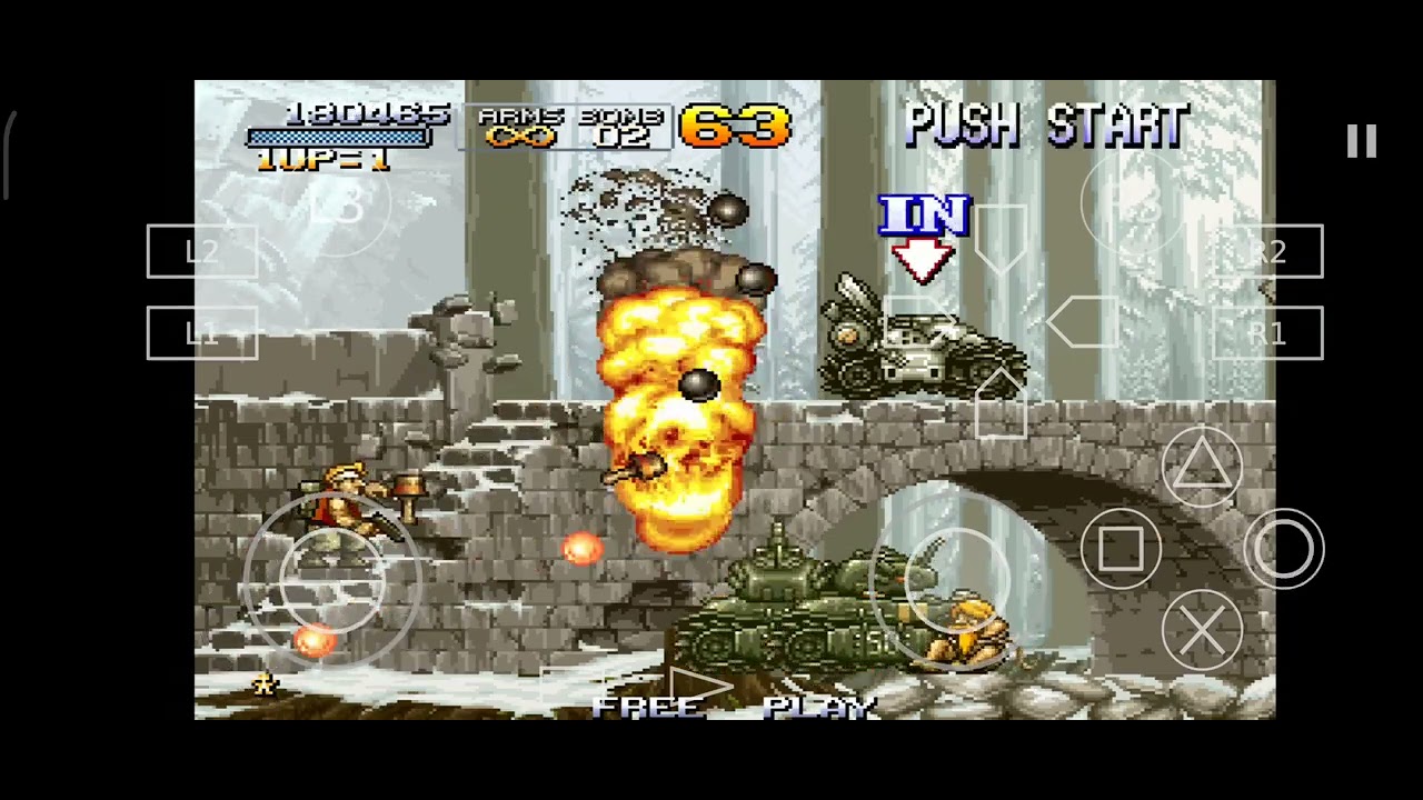METAL SLUG ANTHOLOGY (AETHERSX2) -Metal Slug 1