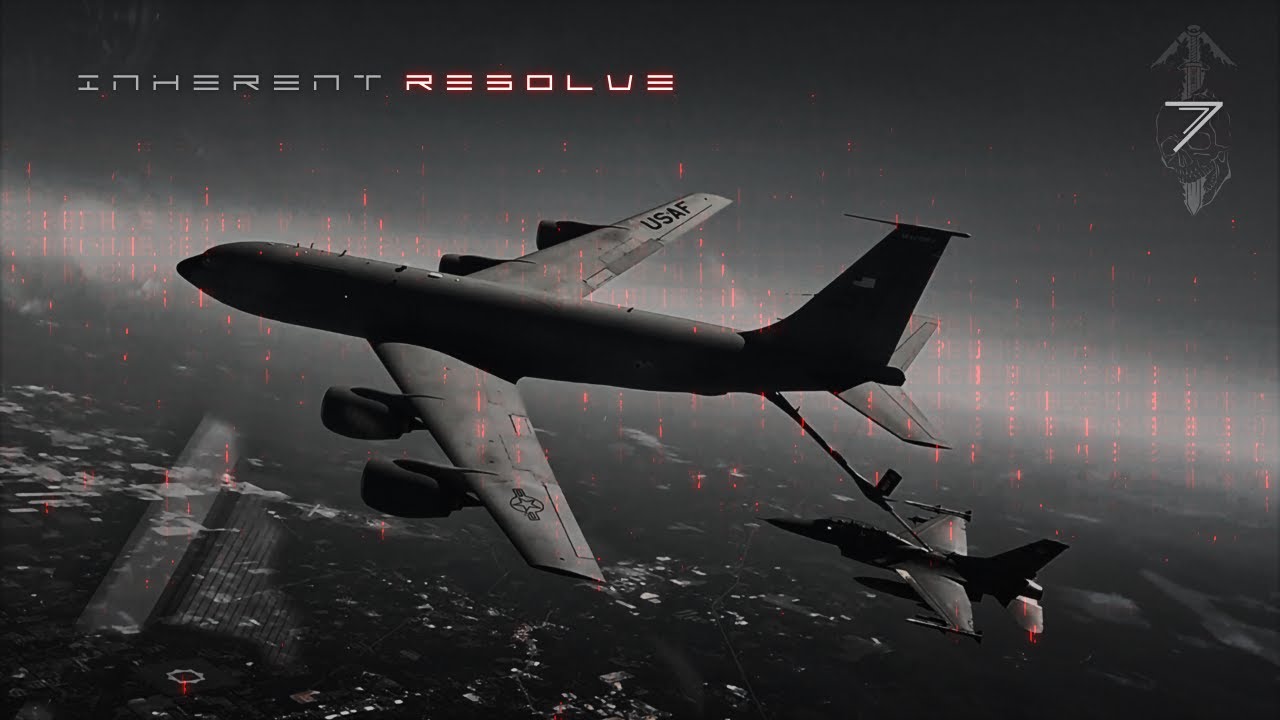 INHERENT RESOLVE - Combat Operations above Iraq