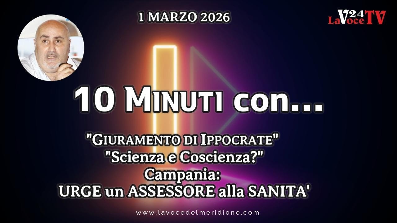 «10 minuti con...» POLITICA – CRONACA – ATTUALITA’ - del 1 marzo 2026