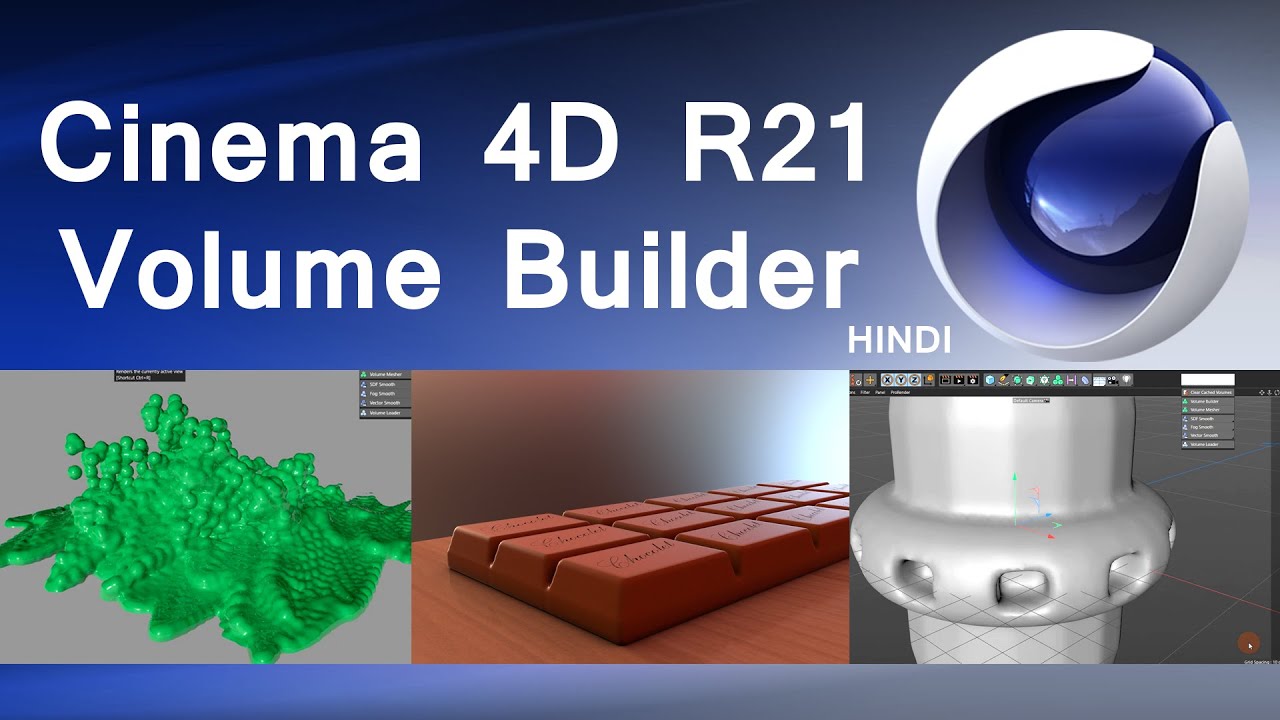 How to use Volume Builder, Cinema 4D Tutorial, Volume Builder