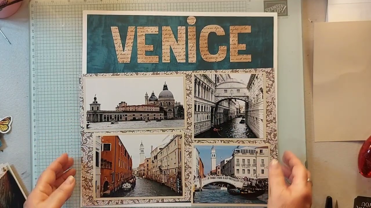 Scrapbook your travel photos- keeping it simple. 