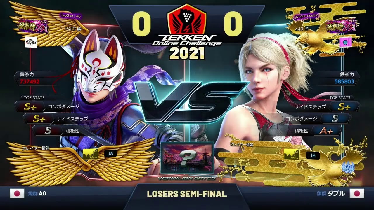 АО (Кунимицу) против ダブル [дубл] (Лидия) - TOC 2021 Japan Masters: Полуфиналы проигравших