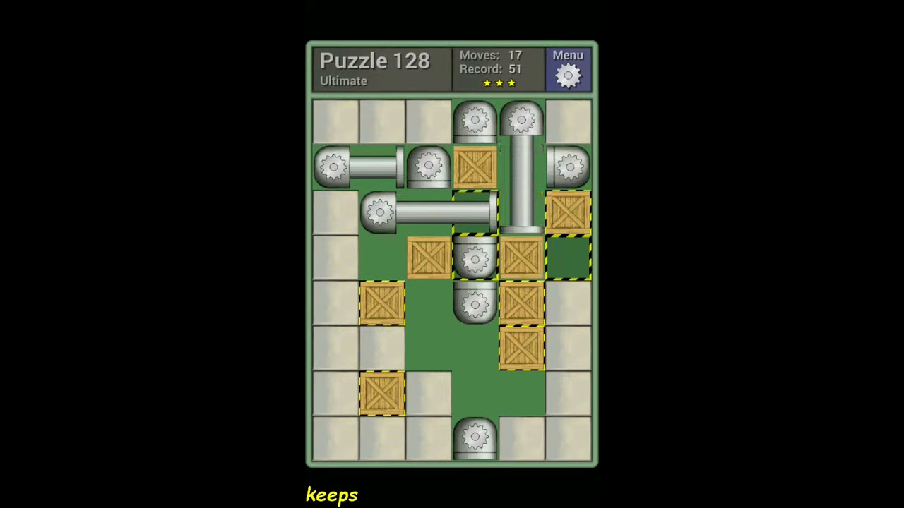 Pushing Machine (Ultimate) Level Puzzle 128 - Perfect Solution