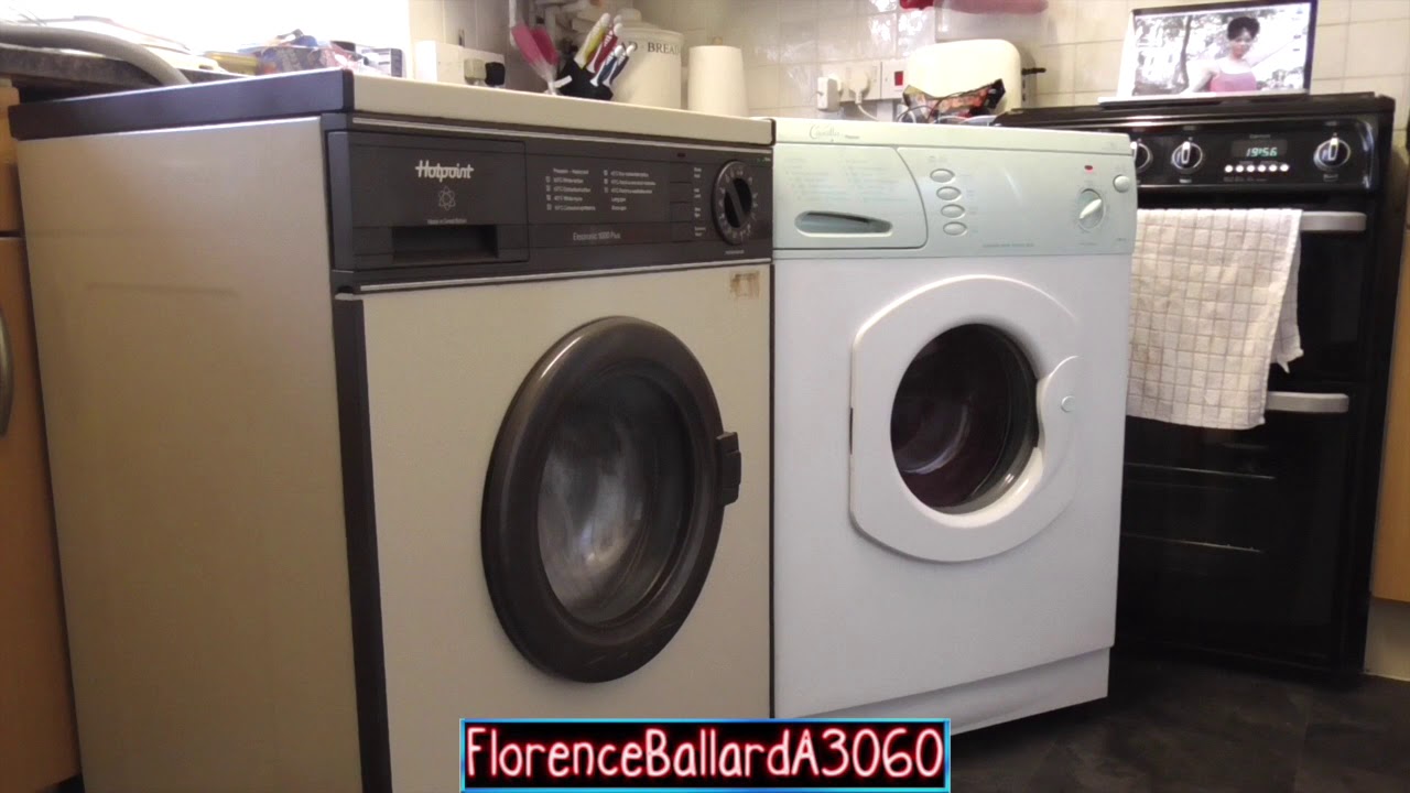 SPIN RACE! Hotpoint 9530 Electronic 1000 Plus vs Casatta by Hotpoint WM63 Aquarius 1100