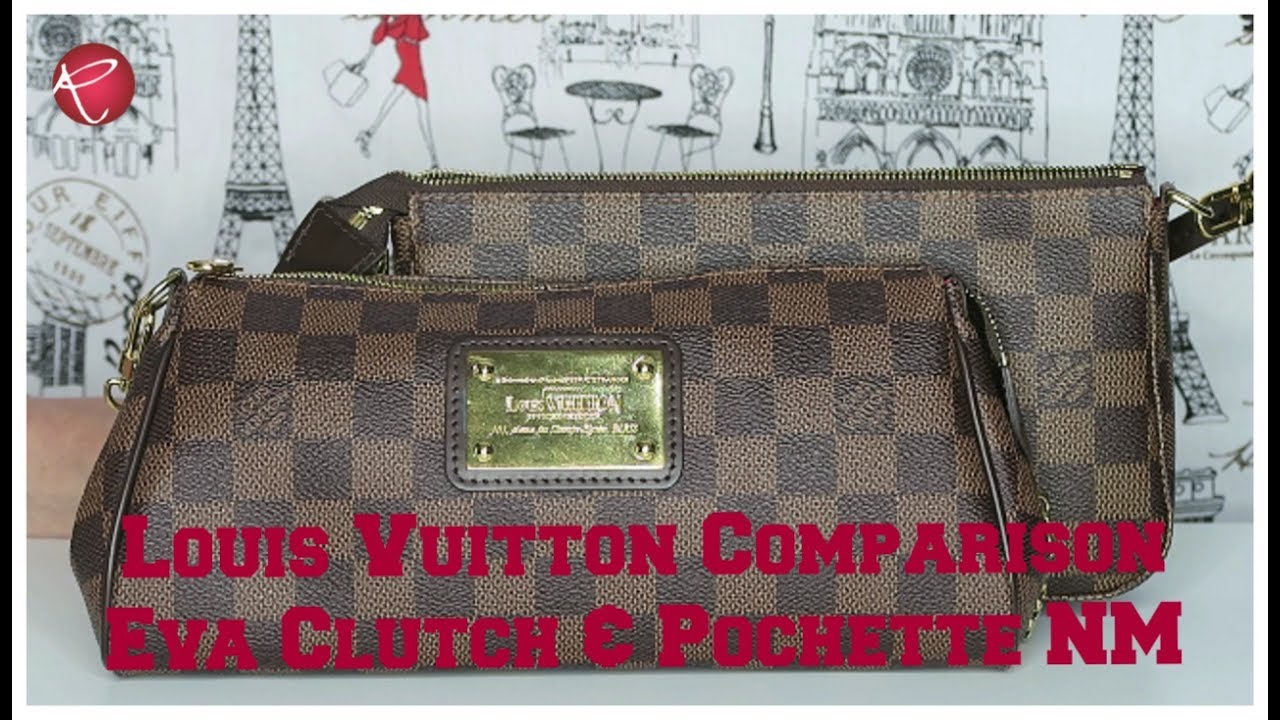 Louis Vuitton Comparison Eva Clutch and Pochette Accessoires | Red Ruby Creates