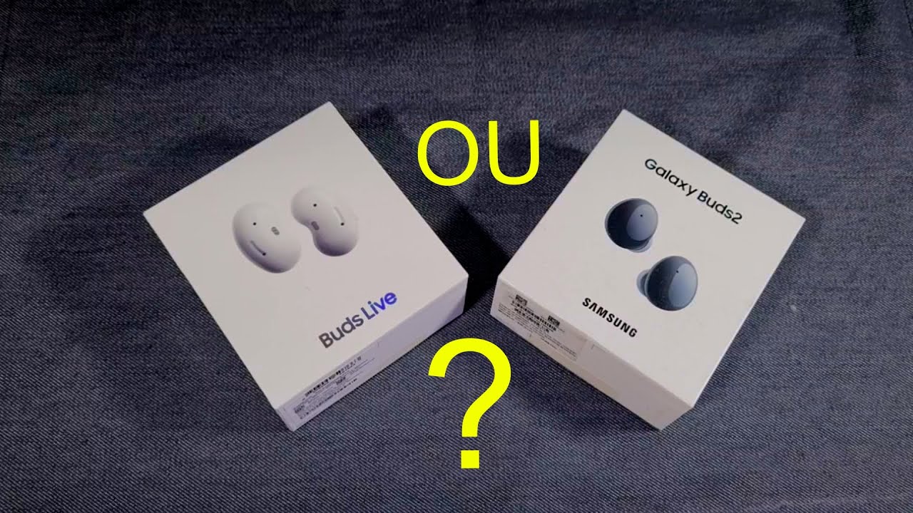 Devo comprar o Galaxy Buds Live ou Buds 2 ?