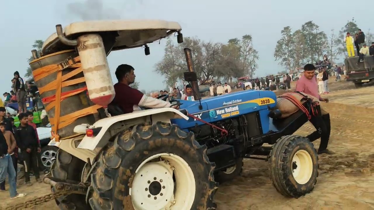 Tractor t harrow na kichi New Holland t #competition #newholland3630 