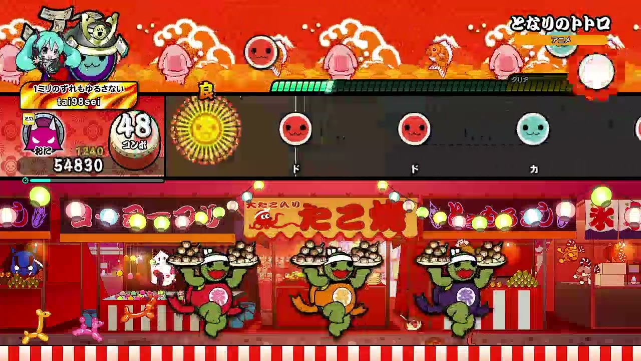 となりのトトロ２倍でやってみた