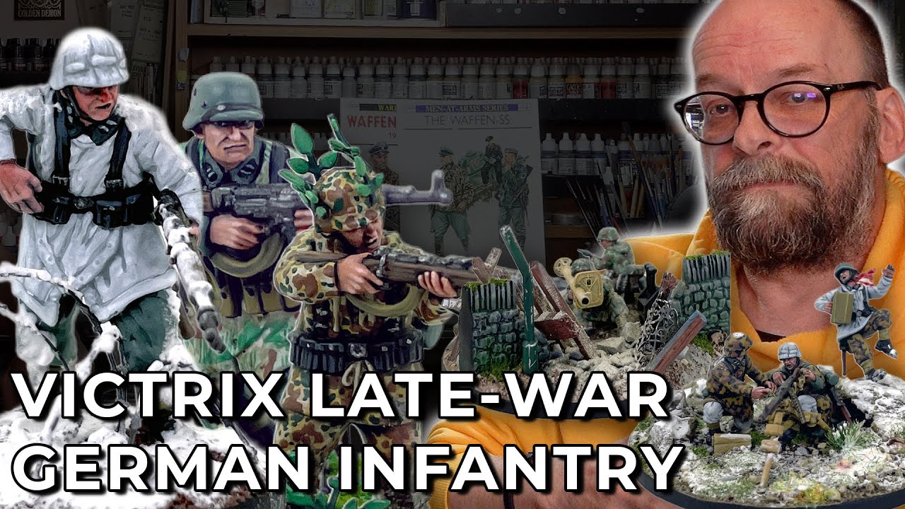 Painting Victrix's late-war German Infantry & Heavy Weapons