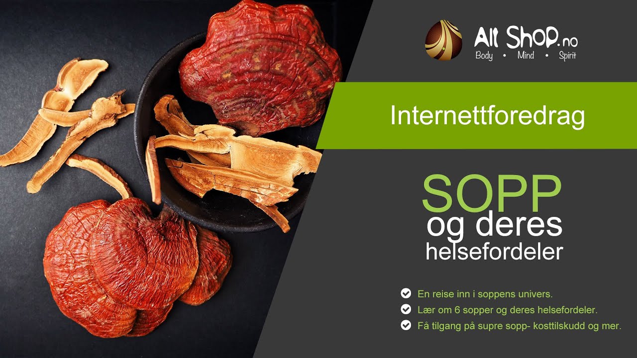 Sopp og deres helsefordeler