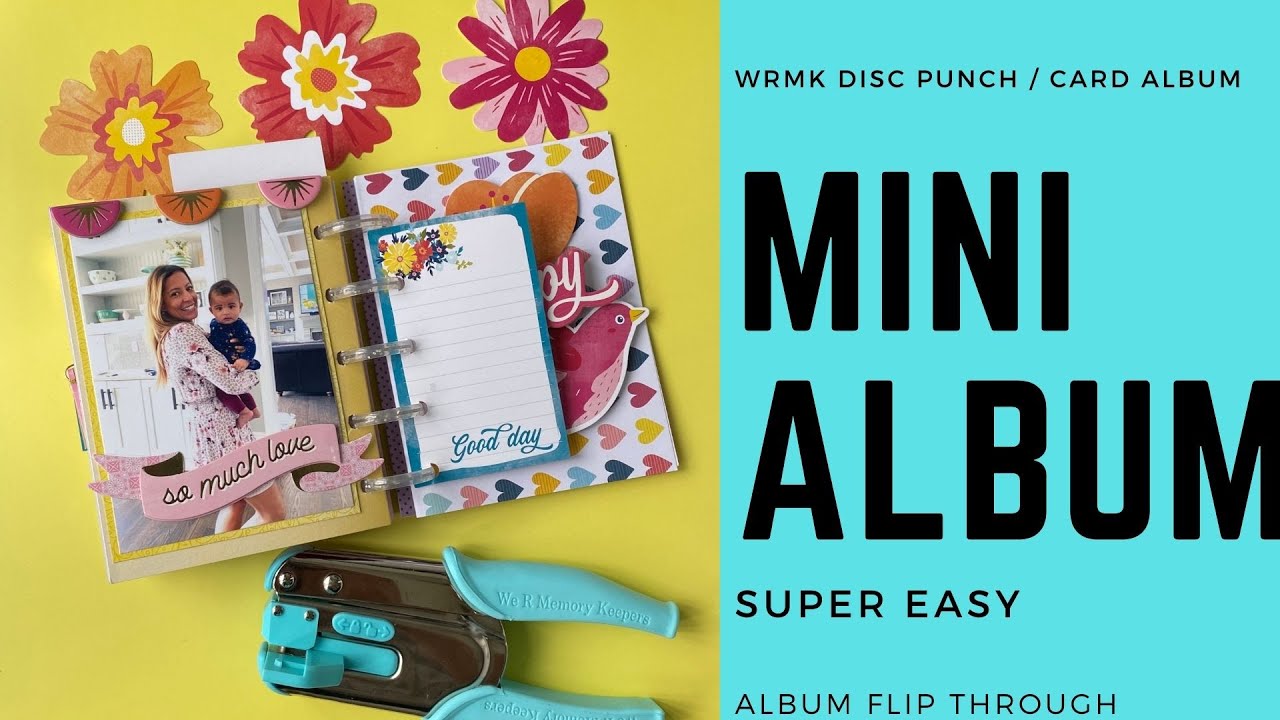 Mini Album using WRMK DISC Punch & Box Cards