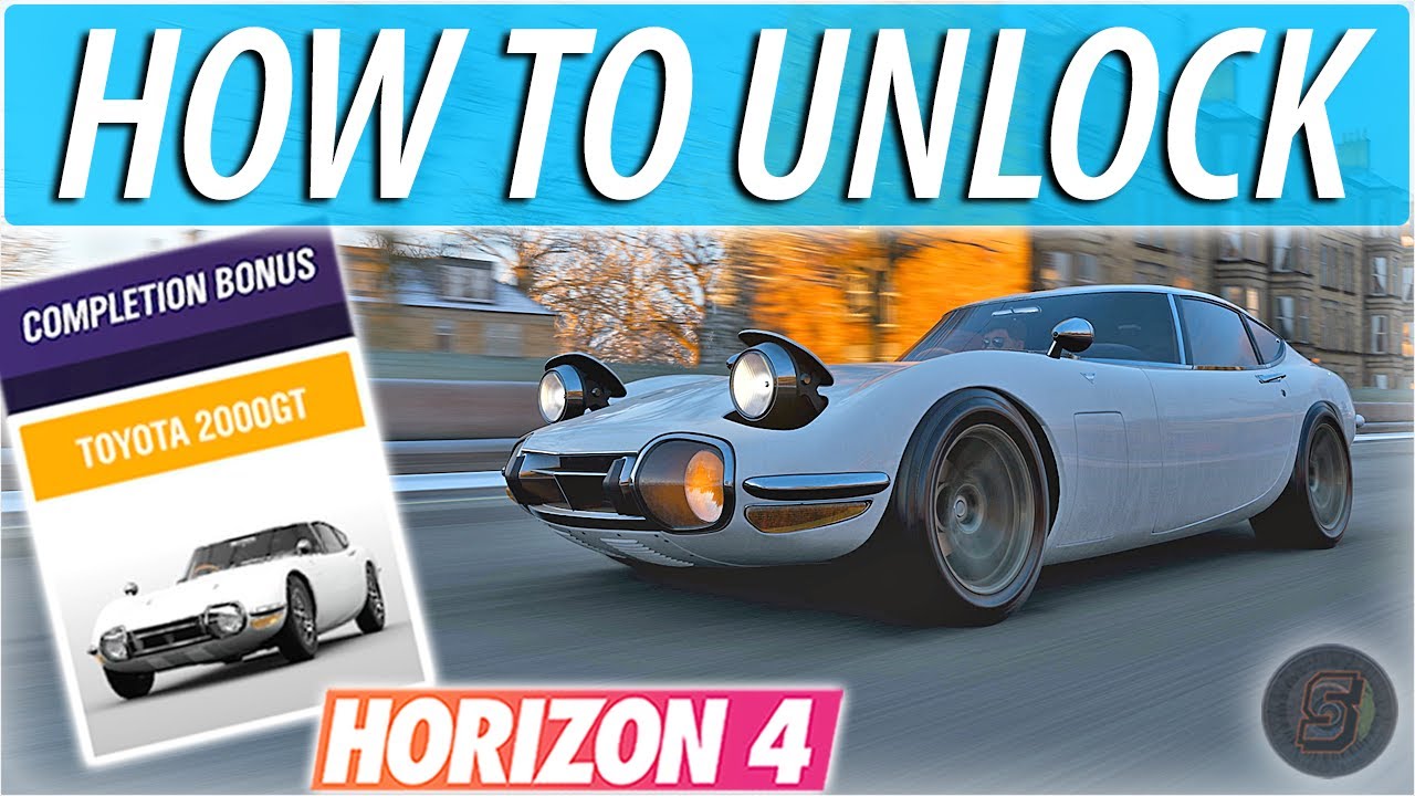 Toyota 2000GT Forza Horizon 4 How To Get Toyota 2000GT Unlock in FH4 | 2000GT Tune Gameplay