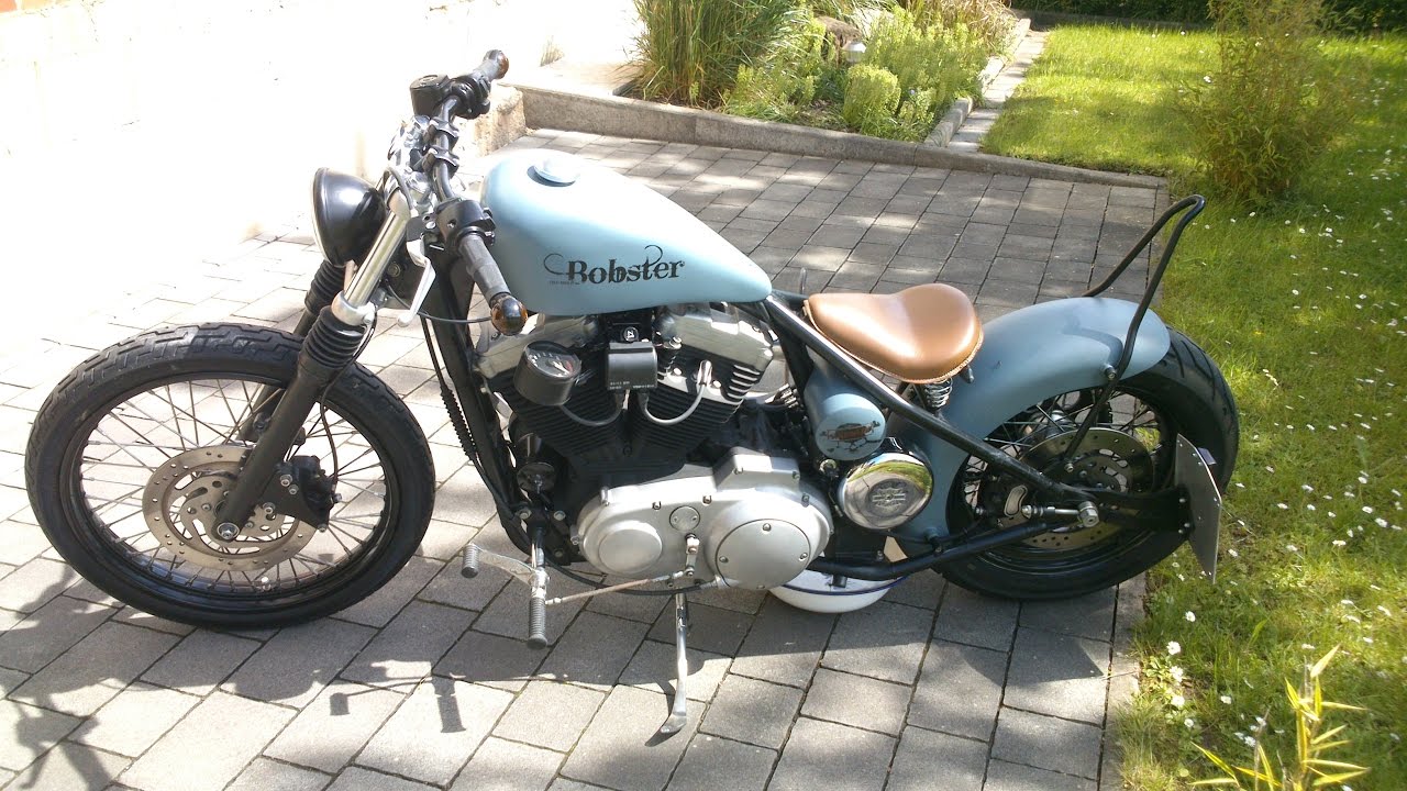 Harley Sportster Bobber Starrahmen Hardtail, Seber Customs Kodlin Umbau