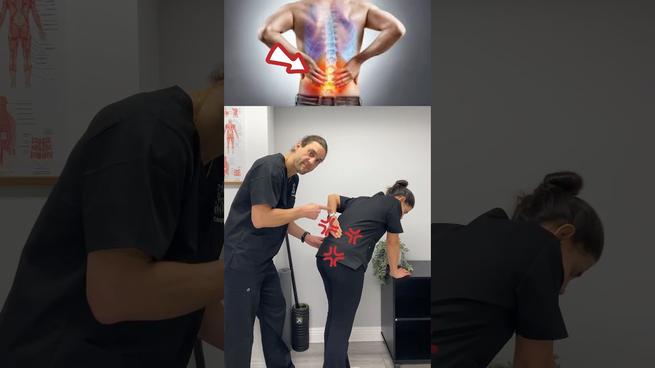 Back pain? Help a friend feel better with this simple technique! #quicktips #backpain #painrelief