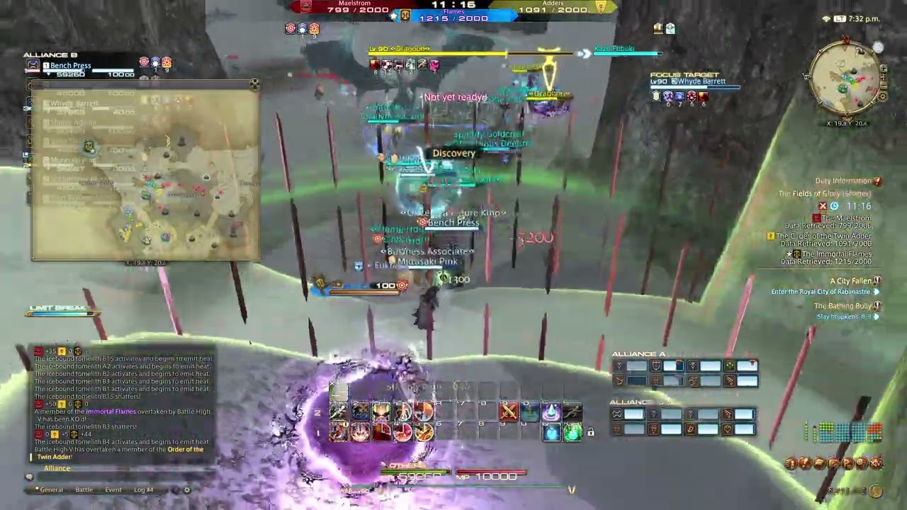 FF14 PVP - WAR 2.7M DMG 21K0D41A Frontlines Shatter
