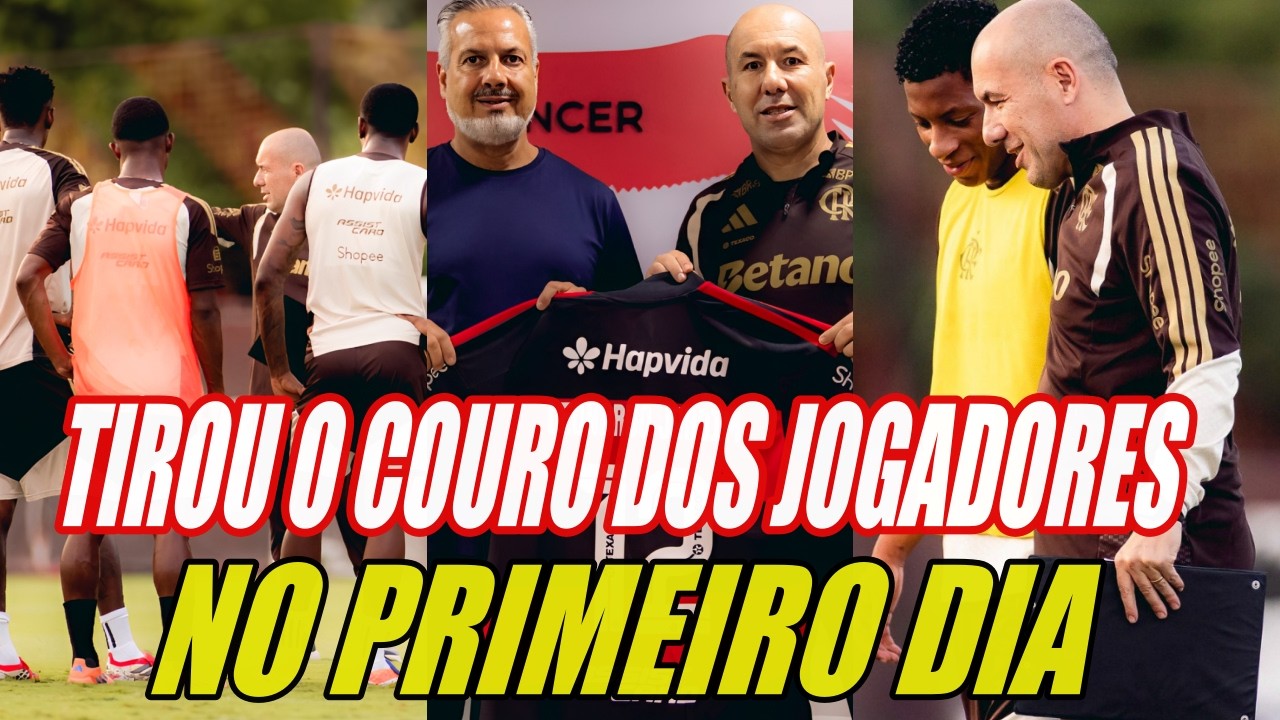 O MISTER CHEGOU TIRANDO O COURO NO TREINO! O PRIMEIRO DIA DE LEONARDO JARDIM NO FLAMENGO