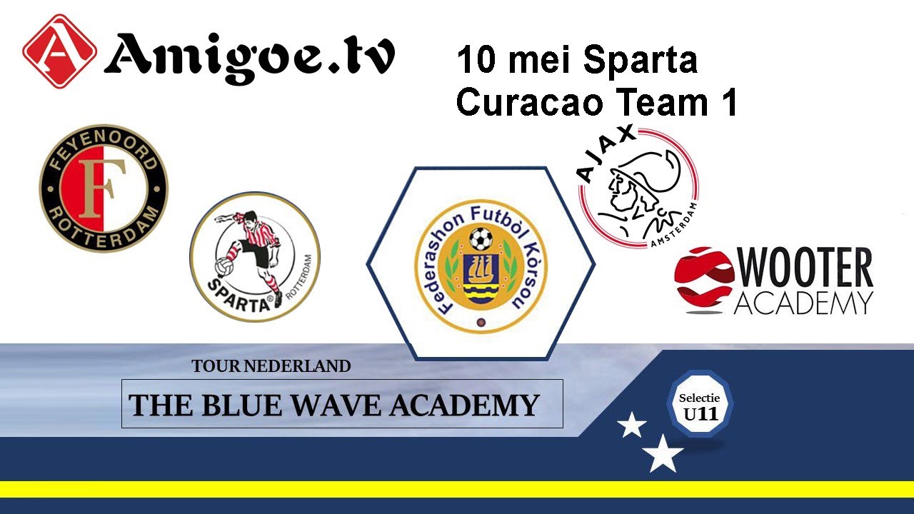 10 mei 2024 Voetbal Sparta tegen Curacao jeugd. Video opname speciaal voor Santino Cirillo