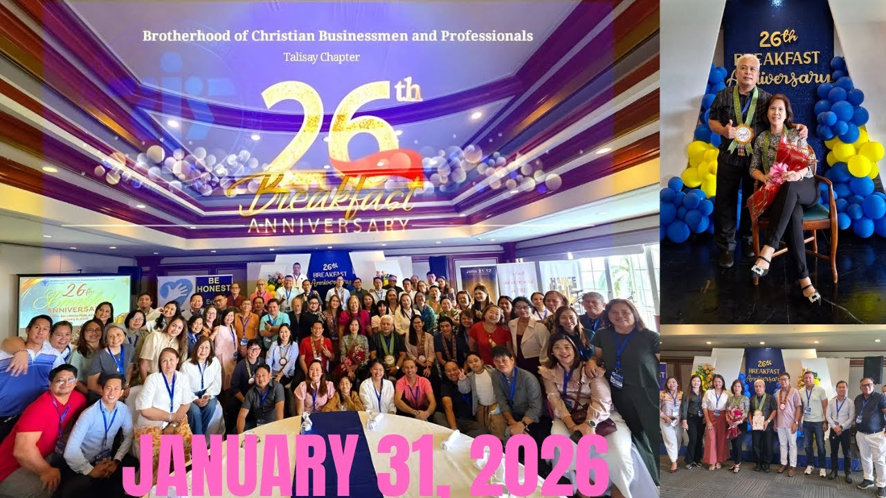 26 Years of Breakfast in the Marketplace for Jesus | BCBP Talisay Anniversary