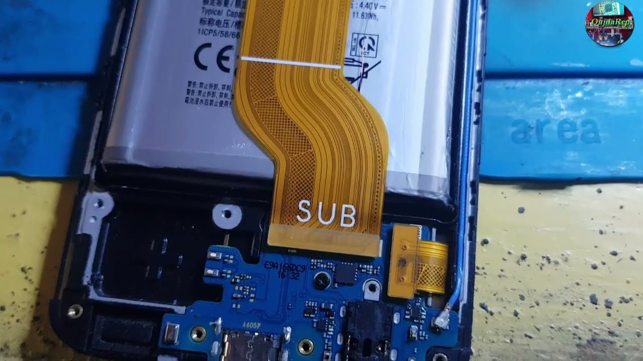 Galaxy A40 شحن ضعيف او لا يشحن Charging way